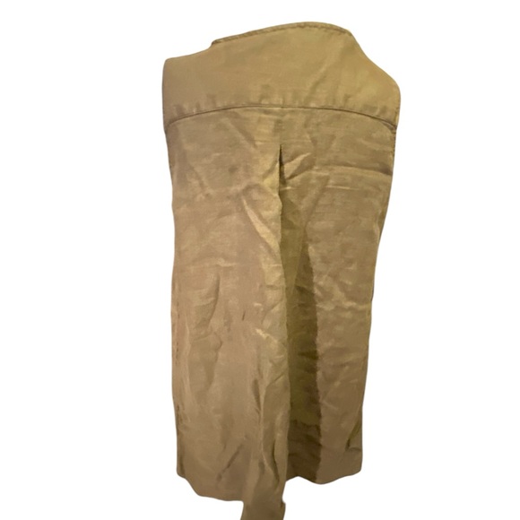 Nicole miller new york 100% Linen utility sheath mini size medium - Picture 2 of 8